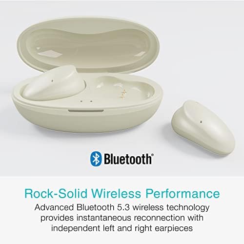 MEE audio Pebbles True Wireless Earbuds – Ultra-Light Bluetooth 5.3 Headphones with Noise-Cancelling Microphone for Sports, Gaming, and Workouts – Sleek Sapphire Design for Unmatched Comfort and Connectivity