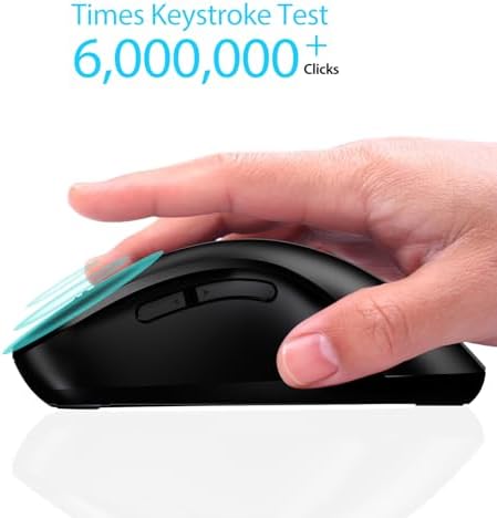 Upgrade Your Workflow with the Memzuoix 2.4 G Wireless Mouse – Ergonomic and Portable 1400 DPI USB Mouse for Laptop, PC & Desktop | 5 Customizable Buttons for Ultimate Control | Ideal for Professionals and Casual Users Alike