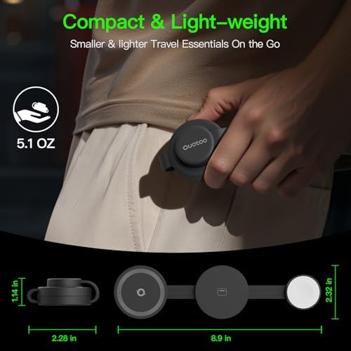 Revolutionary 3-in-1 Travel Magnetic Wireless Charging Station – Fast Mag-Safe Charger for Apple Devices, Compatible with i Phone 16/15/14/13/12 Pro Max Plus, Apple Watch, and Air Pods (Black) – Enhanced Cooling Tech, Portable Design, Perfect for On-the-Go!