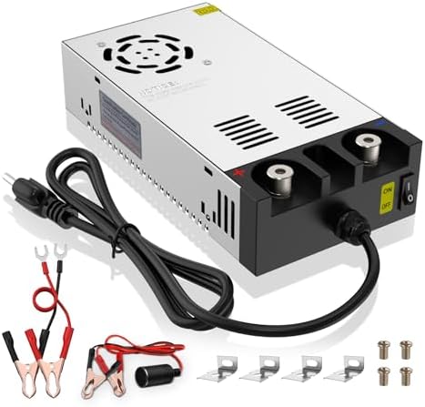IMAYCC 600 W Adjustable AC to DC Converter – Efficient 110 V to 12 V Power Supply for Electronics and Automotive Applications, 50 A Output, Enhanced Safety Features, Compact Design for Easy Installation and Portability