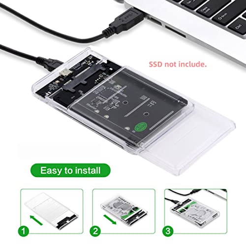 Chenyang Dual Function MSATA SSD JBOD Adapter with USB C 2.5″ Hard Drive Enclosure – Unmatched Speed and Versatility for Enhanced Storage Solutions