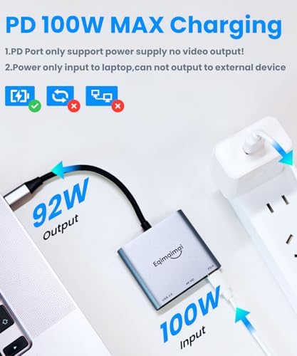 Transform Your Digital Experience with Our Premium USB C to HDMI Multiport Hub – Unleash 4 K@30 Hz Clarity for Mac Book Pro, i Pad Air, i Phone & More! Enjoy Blazing-Fast USB 3.0 Data Transfer Speeds, 100 W Power Delivery for Efficient Charging, and a Sleek, Portable Design Perfect for Gaming, Streaming, and Professional Presentations! Elevate Your Connectivity Game with This Essential Multi-Device Adapter for Effortless Setup and Crystal-Clear Visuals!