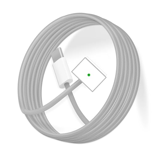 Upgrade Your Charging Game: 140 W USB-C to Magnetic 3 Cable (2 m/6.6 ft) for Seamless Compatibility with 2022/2023 Mac Air & Pro Models, Enhanced Rapid Charging & Durable Braided Design for Optimal Performance and Convenience