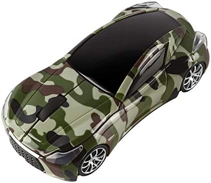 Sleek Yellow Wireless Car Mouse – Cool Sports Car Design for Enhanced Precision with 1600 DPI Optical Technology | Lightweight & Portable USB Receiver Mouse for Laptops, PCs, and Travel | Perfect Gift for Tech Lovers and Professionals