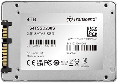 Boost Your System’s Speed with Transcend 512 GB SATA III SSD230 S – Ultra-Fast 2.5” Solid State Drive for Enhanced Performance and Unrivaled Reliability