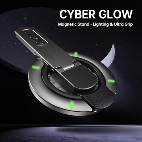 Versatile Magnetic Phone Grip and Adjustable Kickstand for i Phone 16/15/14/13/12 Series – Removable, Double-Sided Holder for Secure Handling and Hands-Free Viewing Solutions