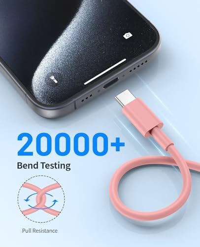 Enhance Your Driving Experience with the 3-Pack MFi Certified Car Play Cable for i Phone 15/16 Series – 6 FT Fast Charging & Durable USB-C Connection for Effortless Navigation and Hands-Free Communication