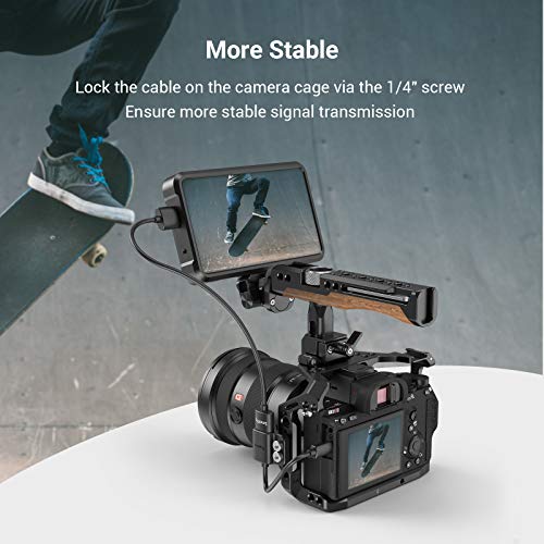 SMALLRIG 7.9-Inch USB-C Male to Female Data Cable – Experience 240 W Fast Charging & 20 Gbps Data Transfer Speeds for Camera Accessories, L-Shaped Plates & More – USB 3.2 Gen 2 x2 Compatible, Durable Design for Professionals & Enthusiasts