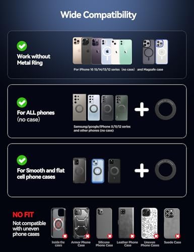 JOYROOM Magnetic Wireless Car Charger – 15 W Fast Charging Phone Mount for i Phone 12/13/14/15/16 – Sleek Dashboard Holder with Rotatable Panel for Effortless Navigation and Secure Power on the Move