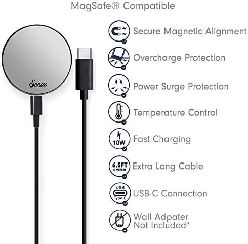 Sonix x Sanrio Hello Kitty & Care Bears Magnetic Mag Safe Charger for i Phone 12-16 Series | 6.5 ft USB-C Fast Wireless Charging Cable | Stylish, Playful, and Efficient Power Solution for Your Device