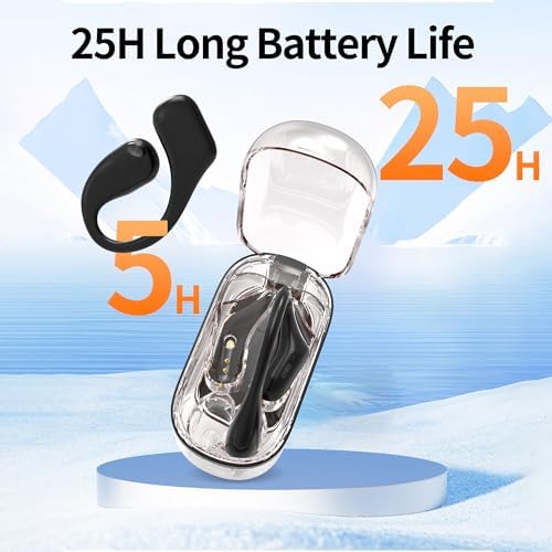 Elevate Your Audio Experience: Premium Bluetooth 5.3 Sport Earbuds with IP7 Waterproof Protection, 24-Hour Playback, Noise-Canceling Technology, and Secure Over-Ear Hooks for Unmatched Performance in Any Environment