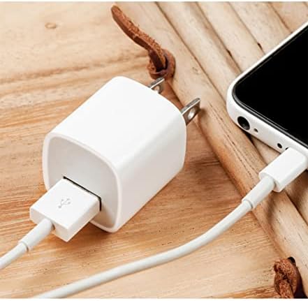 Compact USB Wall Charger – Universal 5 W Power Adapter for i Phone, Galaxy, LG, HTC, and More – Travel-Friendly Plug Cube for Fast & Safe Charging – Perfect for Home or On-the-Go Use – Enhanced Device Compatibility & Durability