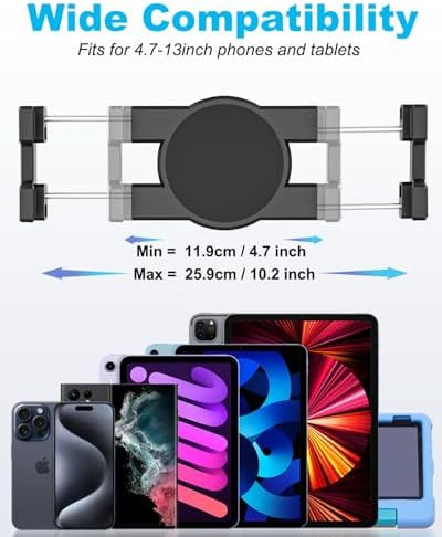 Innovative Adjustable Car CD Slot Mount for Tablets & Smartphones – 360° Rotating Holder for i Pad Pro/Air/Mini, Galaxy Tabs & i Phone – Effortless Installation & Enhanced Stability for Safer Driving Experience