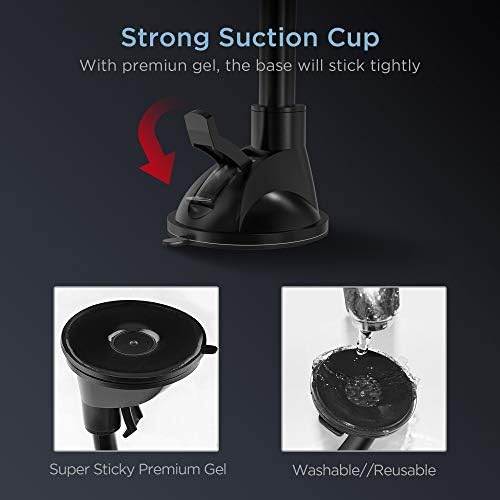 Ultimate IPOW Magnetic Car Phone Mount – Upgraded Alligator Clip Design for Unmatched Stability | Strong Magnet for i Phone 14, 13, 12 Pro Max & Samsung Galaxy | Universal Smartphone Compatibility | Effortless One-Handed Operation & Adjustable Vent Clip for Enhanced Viewing Experience