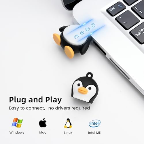 Adorable 32 GB Penguin USB Flash Drive – Fun & Functional USB 2.0 Memory Stick for Effortless Data Storage and Transfer – Perfect for Students and Professionals!