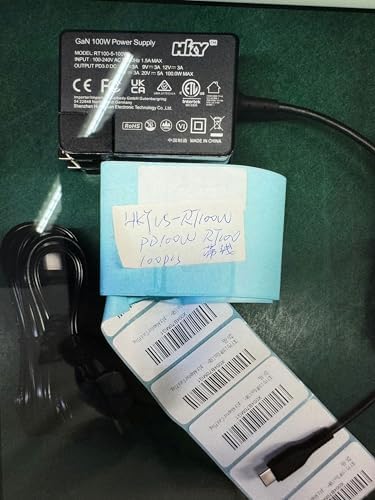 Universal 100 W USB-C Fast Charger with 15 Barrel Plug Adapters & 6 ft Cable – Ultimate Power Delivery Solution for Laptops, Tablets, Smartphones – High-Efficiency Adjustable Output 5 V-20 V – Enhanced Safety Features for Hassle-Free Charging – Perfect Travel Companion for All Your Electronic Devices