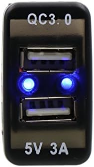 Experience Unmatched Charging Efficiency with the QC3.0 Dual USB Car Charger Adapter for Toyota VIGO – Lightning-Fast Quick Charge Power Socket for Smartphones and GPS Devices – Ultimate Automotive Power Solution with Robust Safety Features and Elegant Design