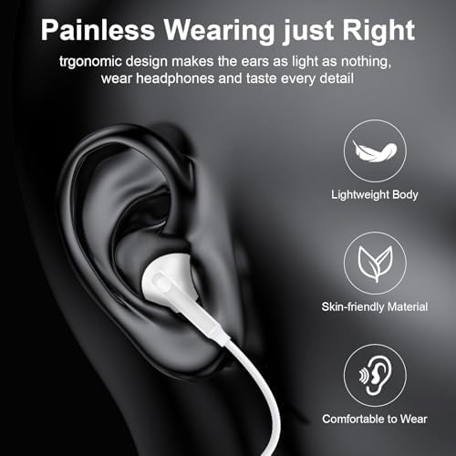 Premium USB-C Wired Earbuds for Samsung Galaxy S Series & i Phone 16 – Unrivaled Sound Clarity, Ergonomic Comfort, and Extensive Device Compatibility – Dual Pack for Enhanced Listening Experience