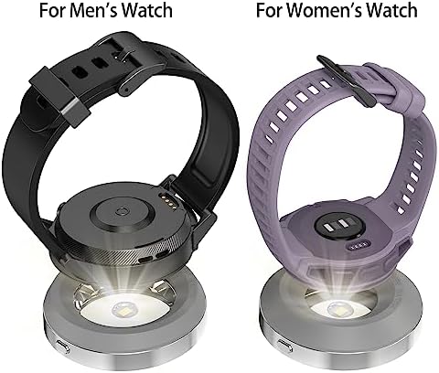 Rounkin Solar Watch Fast Charger – High-Efficiency Portable Solar Power Station for Casio, Citizen, Seiko, and Garmin Watches – Durable Metal Base, 9-Hour Auto Shut-Off Timer, Rapid Heat Dissipation for Optimal Performance and Eco-Friendly Charging Solutions