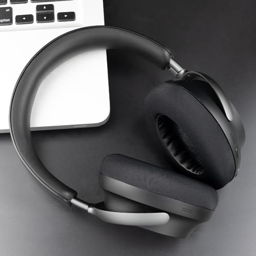 Transform Your Listening with SOULWIT Cooling Gel Replacement Earpads for Bose QC Ultra Wireless Headphones – Unmatched Comfort, Breathable Ice Silk Fabric, and Superior Noise Cancellation for Long-Lasting Enjoyment – Easy Installation and Sleek Black Design