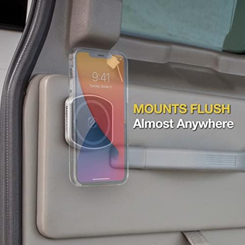 Transform Your Driving Experience with the Scosche MP2 FM-XCES0 Magic Mount Pro2 – Universal Flush Magnetic Car Mount Compatible with Mag Safe, i Phones, Galaxy, Pixel & All Smartphones – Effortless Hands-Free Access and Enhanced Stability for Safe Navigation