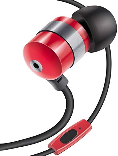 GOgroove Audi OHM HF Earbud Headphones – Superior Noise Isolating In-Ear Earphones with Deep Bass, Ergonomic Fit & Comfortable Gel Tips for All-Day Use – Perfect for Music Lovers, Commuters & Fitness Enthusiasts
