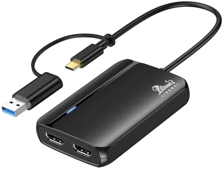 Revolutionize Your Workspace with the Ultimate 13-in-1 USB C Docking Station – Dual Monitor Multiport Adapter for Seamless Triple Display, Featuring 2 HDMI, Display Port, 8 USB Ports, Gigabit Ethernet, and Audio Output – Perfect for Mac Book, Dell, HP, Lenovo Think Pad, and Surface – Unmatched Performance and Connectivity for Enhanced Productivity