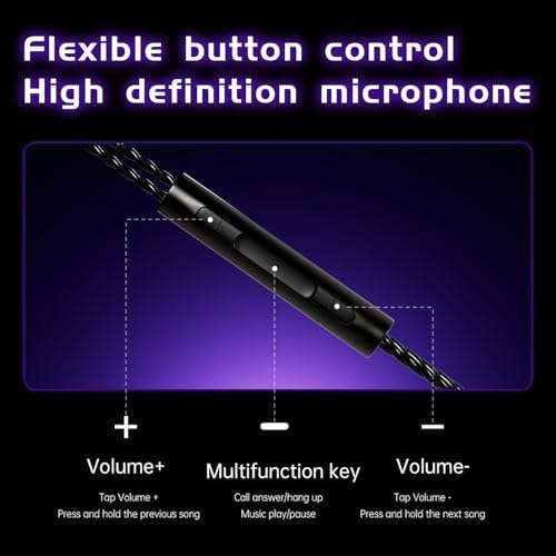 Unleash Superior Sound with ND Planet IEM Earphones – High-Fidelity Gaming and Music Earbuds Featuring 12 mm Dual Magnetic Drivers, Customizable Detachable 2-Pin Cable, and Advanced Noise Isolation for Audiophiles, DJs, and Musicians – Ultimate Comfort and Cross-Device Compatibility for Immersive Listening Experiences