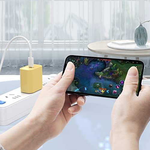 3-Pack Apple MFi Certified 20 W PD USB-C Fast Charger with 6 FT Cables – Premium Charging Solution for i Phone 14, 13, 12, and 11 Models – Rapid Charge Up to 50% in 30 Minutes – Enhanced Durability and Safety Features for Home and Travel Use – Optimal Compatibility with i Phone Pro Series and XS Models