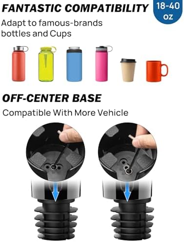 JOYTUTUS Premium Car Cup Holder Phone Mount – Versatile 360° Rotating Long Arm for Secure Smartphone Positioning – Perfect for i Phone, Samsung, and All Mobile Devices – Elevate Your Driving Experience with Hands-Free Navigation and Optimal Stability