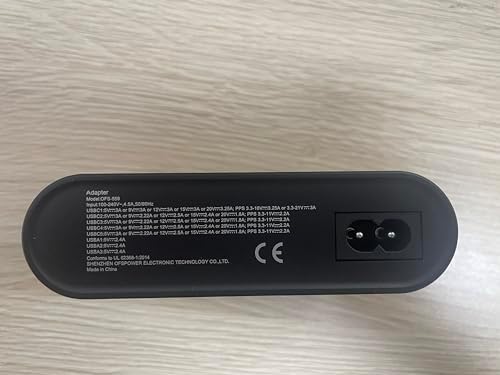 285 W USB-C Fast Charging Hub – 8-Port Multi-Device Power Adapter for Laptops, Tablets & Smartphones – Ultimate Solution for Mac Book Pro/Air, DELL, i Pad Pro/Air, i Phone 16/15/14, Galaxy S23/22 – Compact Design with Advanced Safety Features for Optimal Performance and Efficiency