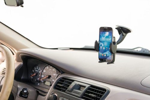 ARKON Universal Windshield and Dash Phone Holder Mount – Secure i Phone X, 8, 7, 6 S, 6 & Galaxy Note Support, 360° Rotation, Enhanced Stability for Safe Driving & Hands-Free Use – Perfect Smartphone Accessory for Navigation & Calls