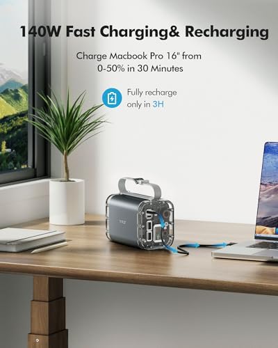 Ultimate 30000 m Ah Portable Power Bank – 65 W USB-C PD Fast Charger with Smart Digital Display for Laptops, Tablets, and Smartphones – Universal Multi-Device Compatibility for Mac Book, Dell XPS, i Pad, Steam Deck, i Phone, and Samsung – Essential Travel Power Solution