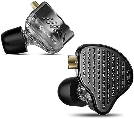 KZ ZSN Pro Hybrid In-Ear Earbud Headphones – High-Fidelity Audio with Dynamic Driver & Balanced Armature, Stylish Metal Faceplate, Detachable Cable for Custom Connectivity – Perfect for i Phone & Android Use, Ideal for Fitness & Everyday Listening (Blue, No Mic)