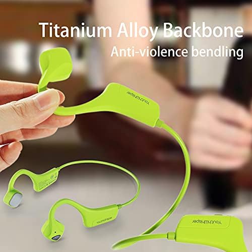 Revolutionary Open Ear Bone Conduction Headphones – Advanced Bluetooth 5.0 Sports Earphones with IP65 Waterproof Protection, Rapid Type-C Charging, and Feather-Light 25 g Design for Exceptional Sound Clarity and Outdoor Safety Awareness