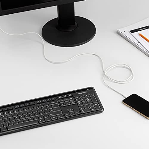 Amazon Basics MFi Certified 2-Pack Lightning Charger Cables – 6 Foot USB-A to Lightning, Optimized for i Phone 14, 13, 12, 11, X, Xs Pro, Pro Max, Plus & i Pad – Durable ABS Design for Fast Charging & Data Syncing, Sleek Black Finish, Essential Backup Solution