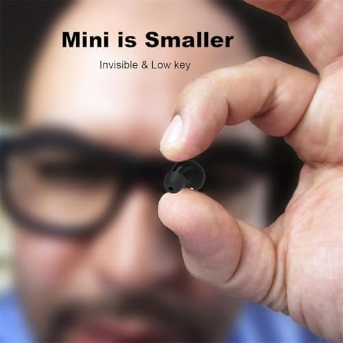 Ultra-Discreet Mini Invisible Bluetooth Earbuds for Professionals | Tiny Wireless Headphones with Seamless Connectivity and Superior Sound Quality | Ideal for Work, Meetings, and On-the-Go Listening | Lightweight, Comfortable Design for All-Day Use | Hidden Earbuds for Clear Calls and Music Without Drawing Attention