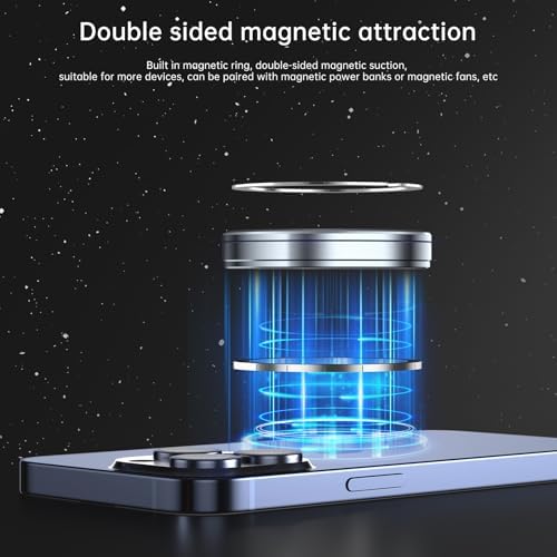 Magnetic M.2 2230 NVME SSD Enclosure for i Phone 15/16 Pro Max – Ultra-Fast USB C 3.2 Gen2 10 Gbps External Storage with 100 W PD Charging, Durable Aluminum Case for Android, i Pad & Mac Book – Expand Your Mobile Storage Effortlessly