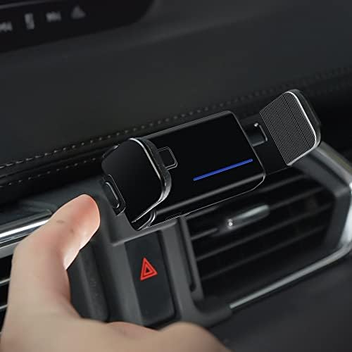 Mazda CX-5 2017-2025 Compatible BEERTE Adjustable Phone Holder – Carbon Fiber Gravity Mount for Secure Smartphone Positioning – Universal Fit for All Devices – Effortless Installation and Enhanced Driving Safety