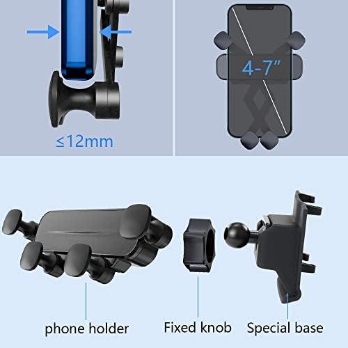 Secure Smartphone Holder for Honda Fit (2015-2020) – Stylish Auto Accessory with 360° Rotation for Safe Navigation and Hands-Free Use – Durable Bracket for All Phone Sizes – Effortless Installation and Interior Enhancement