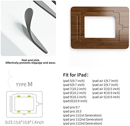 Eco-Friendly Bamboo Tablet Drawing Stand – Adjustable 5 Angles for Ultimate Comfort, Lightweight & Portable Riser for Tablets and Laptops (9.7″ to 11″) – Enhance Creativity and Ergonomics with Non-Slip Stability