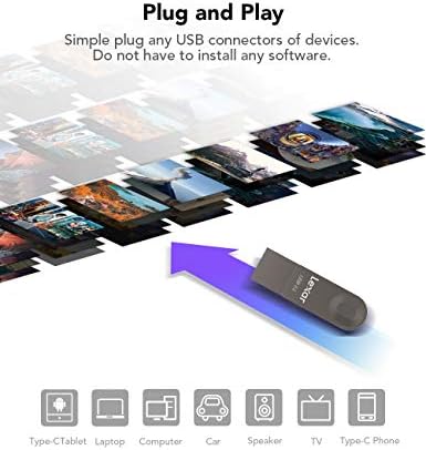 Lexar E32 C 128 GB USB Flash Drive – Versatile Type-C & USB-A Dual Drive for Lightning-Fast Data Transfer, 100 MB/s Read Speed, Swivel Design Thumb Drive for Android Smartphones, Laptops, and PCs – Ultimate Portable Storage Solution