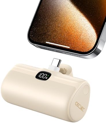 Ultra-Compact 5000 m Ah Mini Power Bank – 20 W Fast Charging Portable Charger for i Phone & Android – Lightweight Travel Essential with PD Compatibility & Smart Protection – Perfect for Short Trips, Camping, and Everyday Use
