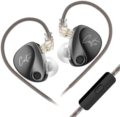 KZ ZSN Pro Hybrid In-Ear Earbud Headphones – High-Fidelity Audio with Dynamic Driver & Balanced Armature, Stylish Metal Faceplate, Detachable Cable for Custom Connectivity – Perfect for i Phone & Android Use, Ideal for Fitness & Everyday Listening (Blue, No Mic)