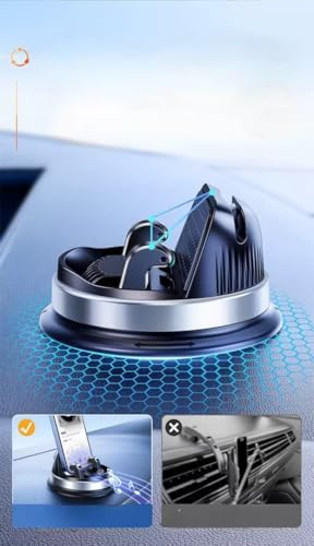 Universal Car Dashboard Phone Holder: Non-Slip Silicone Mount with 360° Rotation & 30° Adjustable Design for All Smartphones Including i Phone 16 Pro Max, Android & Pixel – Enhance Your Driving Safety and Navigation Experience