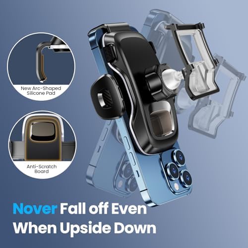 ELOHEI Custom Phone Mount for Volkswagen Golf 8 MK8 R GTI (2020-2024) – Ultimate Car Phone Holder for Enhanced Driving Experience, Quick-Release Design, 360-Degree Rotation, and Exceptional Compatibility with All Smartphone Sizes – Essential VW Golf Accessory for Navigation and Hands-Free Use