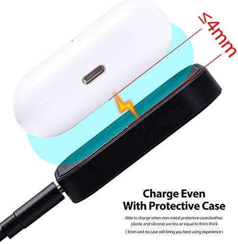 Sleek Silver Wireless Charging Dock for Air Pods Pro 2/3 & Air Pods 2 – Fast, Universal Power Solution for Effortless Charging Anywhere – Modern Aluminum Alloy Design for Home, Office, and Travel Convenience