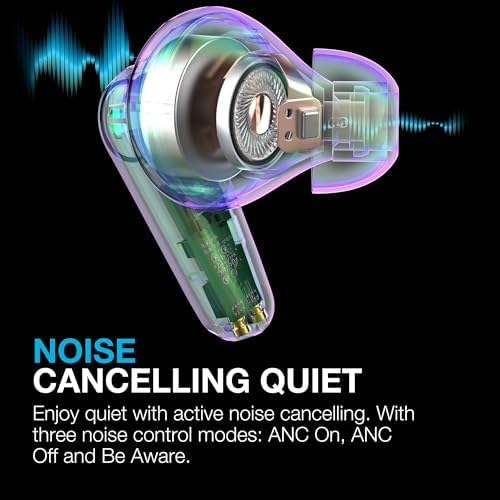 Elevate Your Listening Experience with JLab Go Pods ANC True Wireless Bluetooth Earbuds – Cutting-Edge Hybrid Active Noise Cancellation, 26+ Hours of Playtime, Customizable Sound Profiles via App, Sleek Black Design for Professionals and Casual Users, Enhanced Connectivity for Seamless Streaming