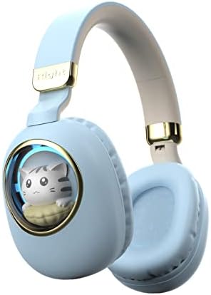 Enchanting Pink Cat Ear Bluetooth Headphones for Kids – Fun Noise-Cancelling Over-Ear Design with LED Lights, Ultimate Comfort for School, Travel, and Everyday Adventures – Elevate Young Music Experiences with Superior Sound Quality and Playful Style