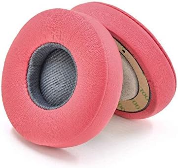 Upgrade Your Beats: Vibrant Pink & Psychedelic Red Replacement Earpads for Solo 2.0/3.0 Wireless Headphones – Exceptional Comfort, Enhanced Sound Isolation, Easy Installation, and Durable Design for Ultimate Listening Experience